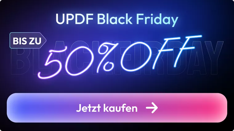 Black Friday Angebot für UPDF