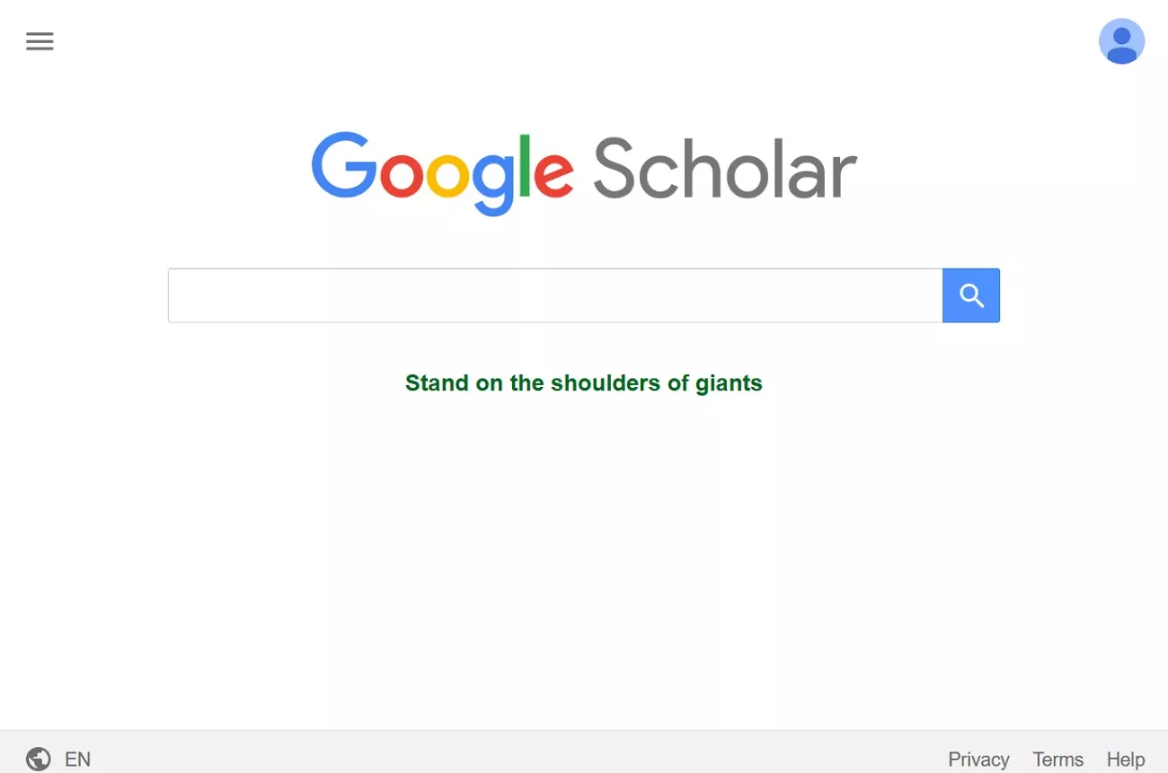 google scholar search engine