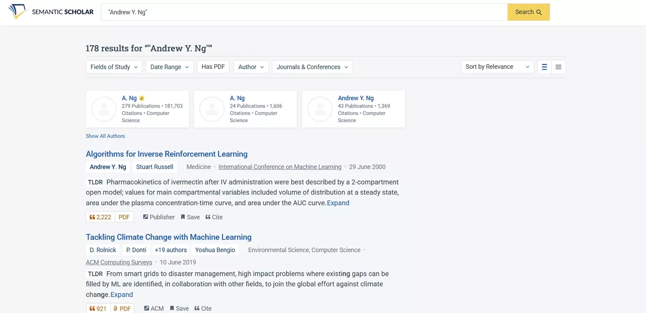 ai semantic scholar analyze academic paper