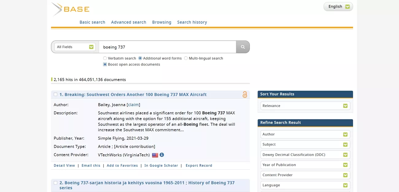 try base platform academic data collection