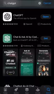 ChatGPT 行動版 APP