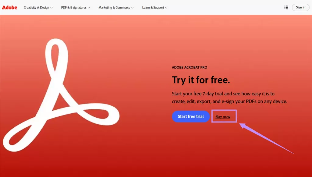 購買 Adobe Acrobat 授權