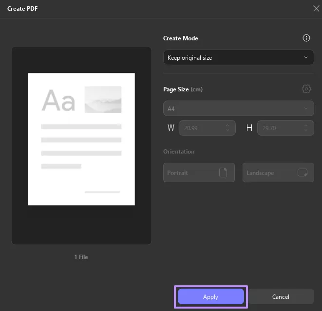 start the pdf to txt conversion