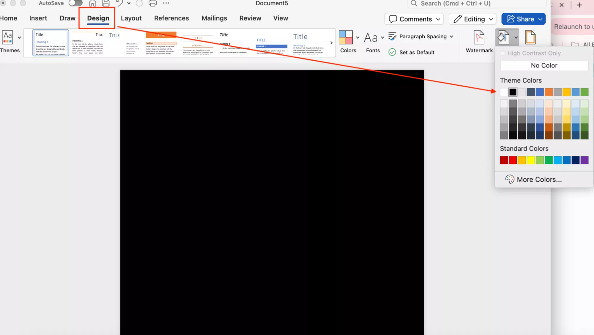 design-and-page-color