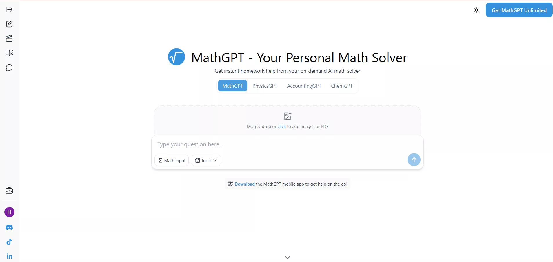 key features of mathgpt