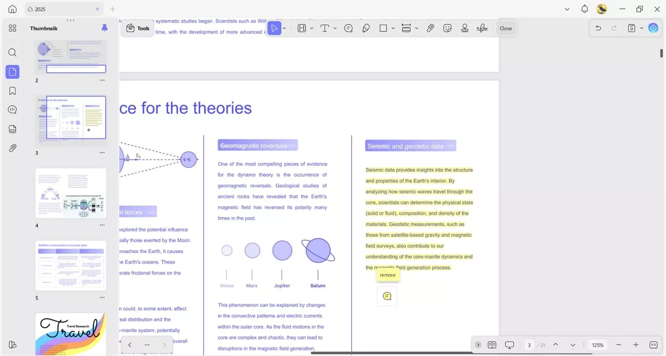 annotating pdf text updf