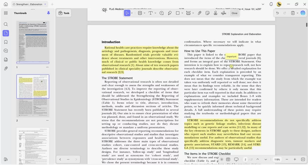 highlight annotate important book passage