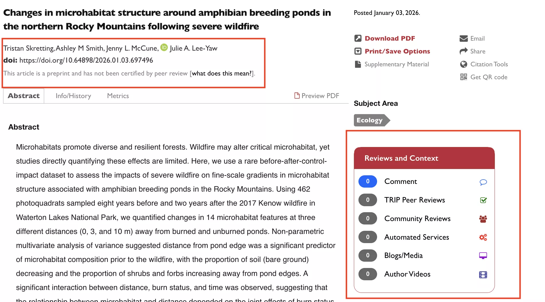 bioRxiv paper impact factor