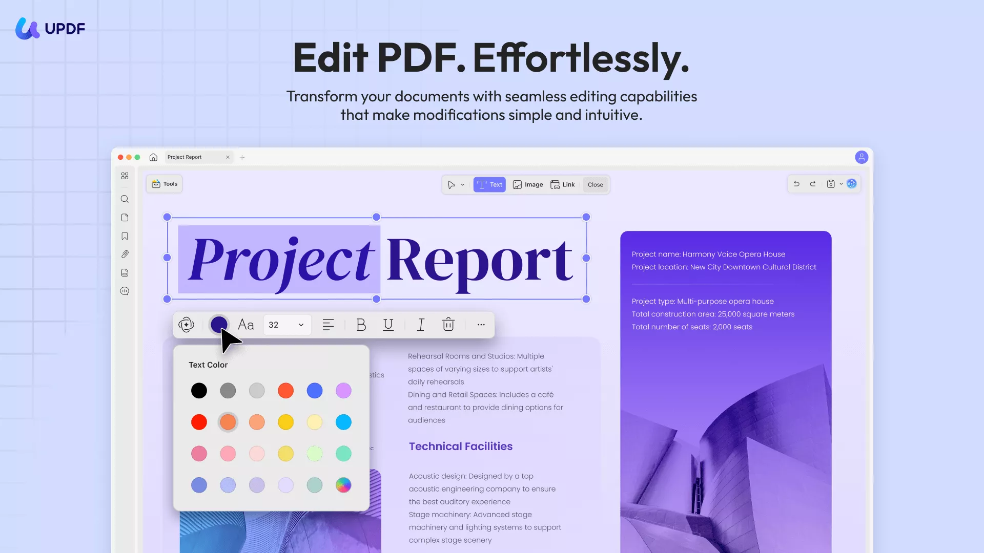 edit PDF using UPDF