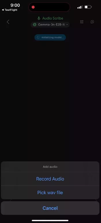 audio scribe recording options