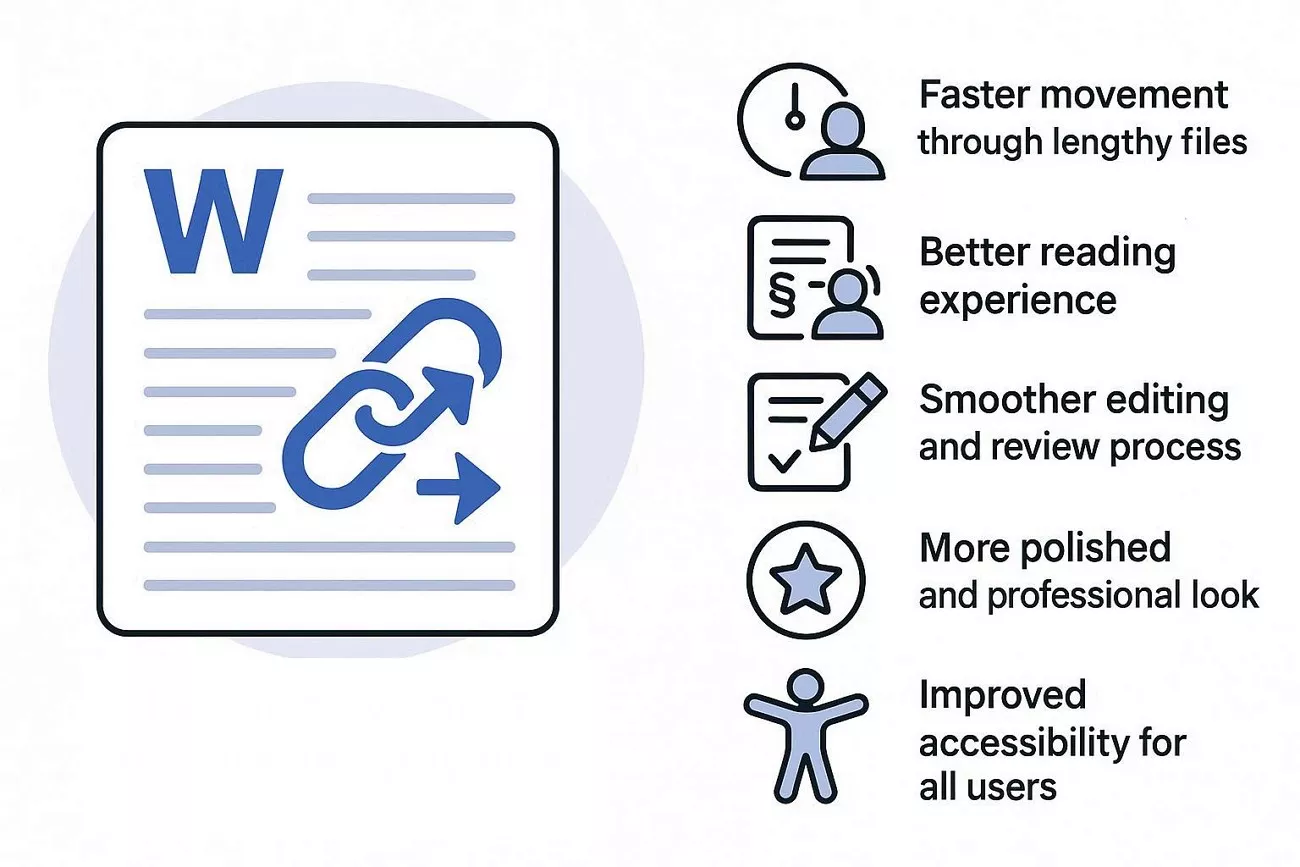 why hyperlink word to another page