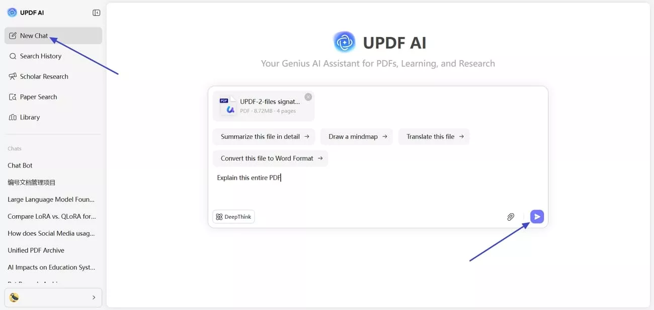 upload source materials updf
