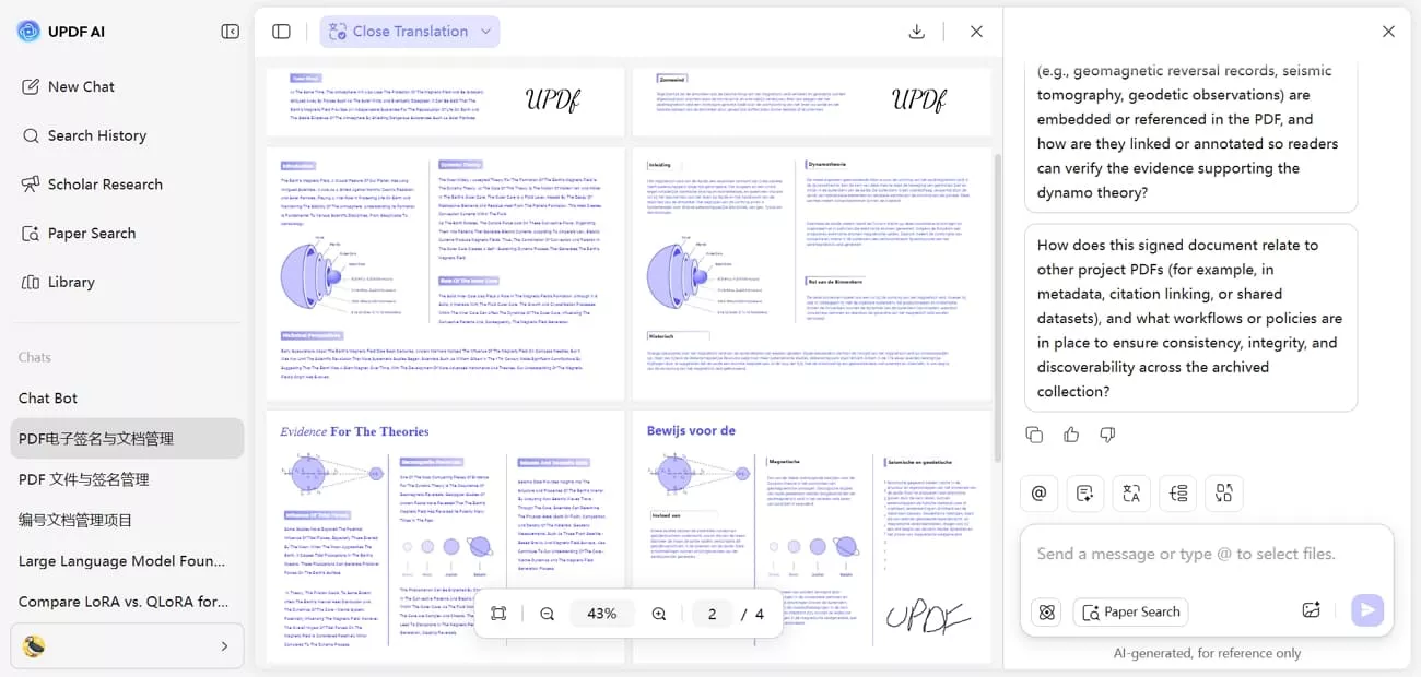 compare side by side transition updf