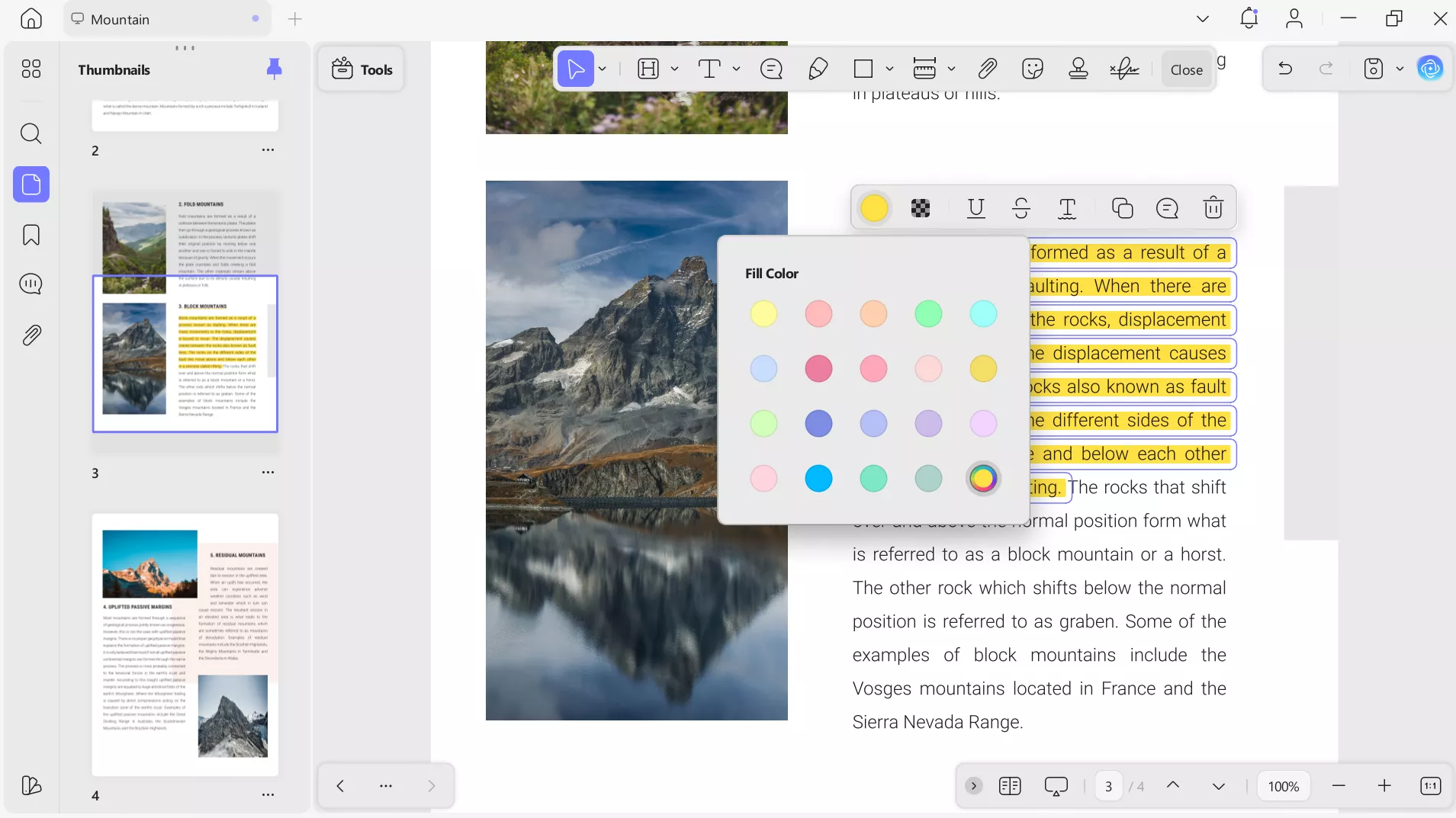 annotate pdf with updf
