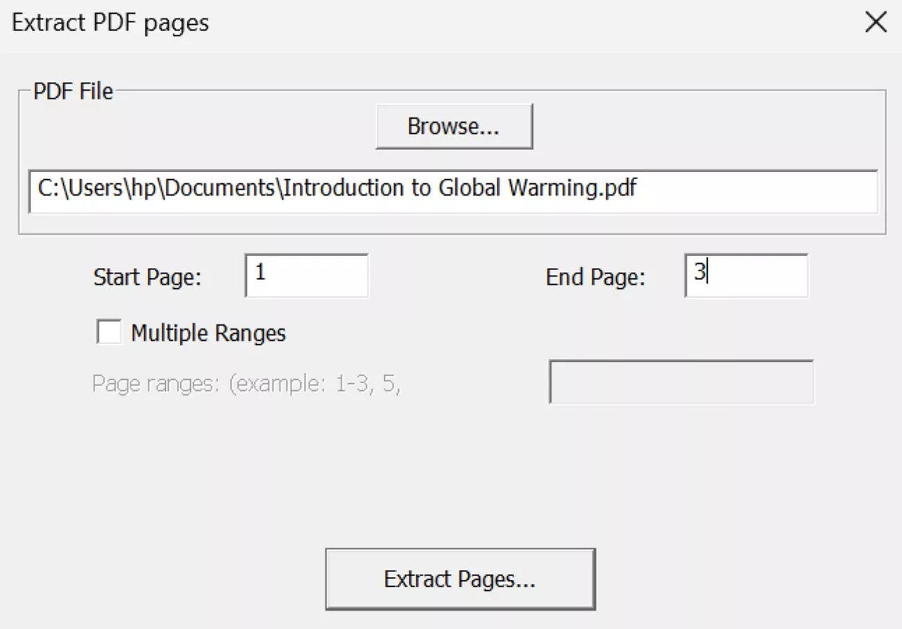 extract pdf page in pdf995