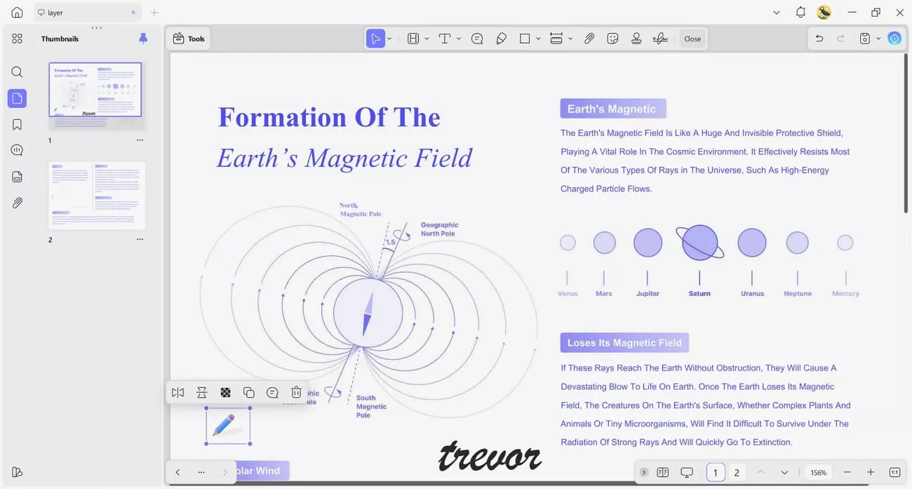 add stickers signatures updf