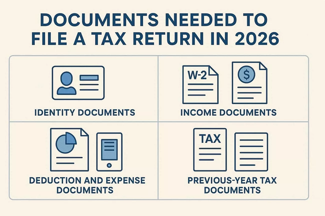 documents needed file tax return