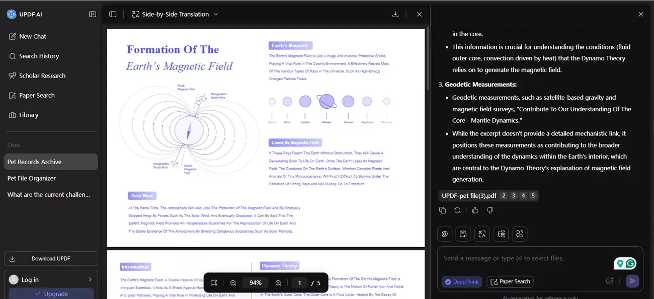 context awareness regarding long document
