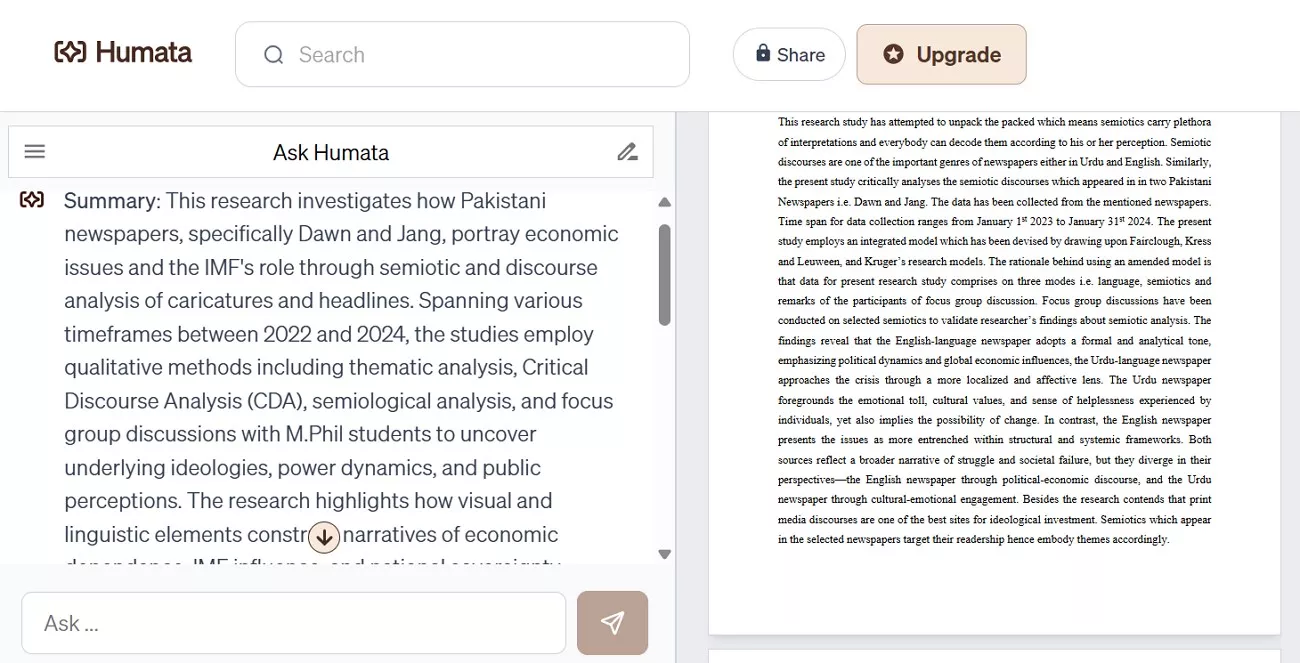 summarize long research document