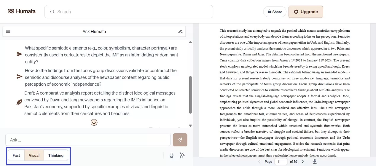 analyze and summarize research paper
