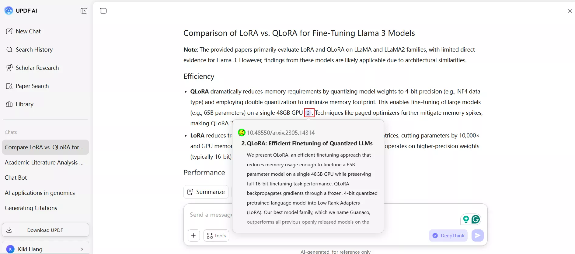 updf-ai-for-research-paper
