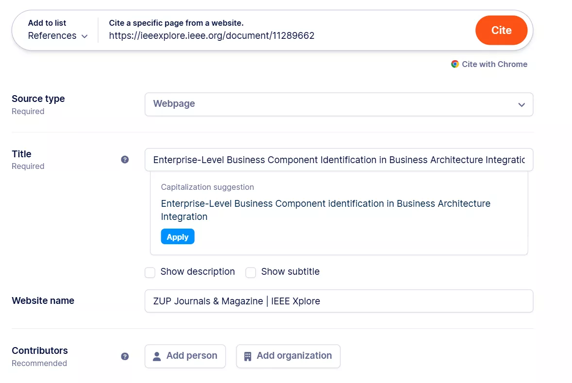 references and citations in Scribbr