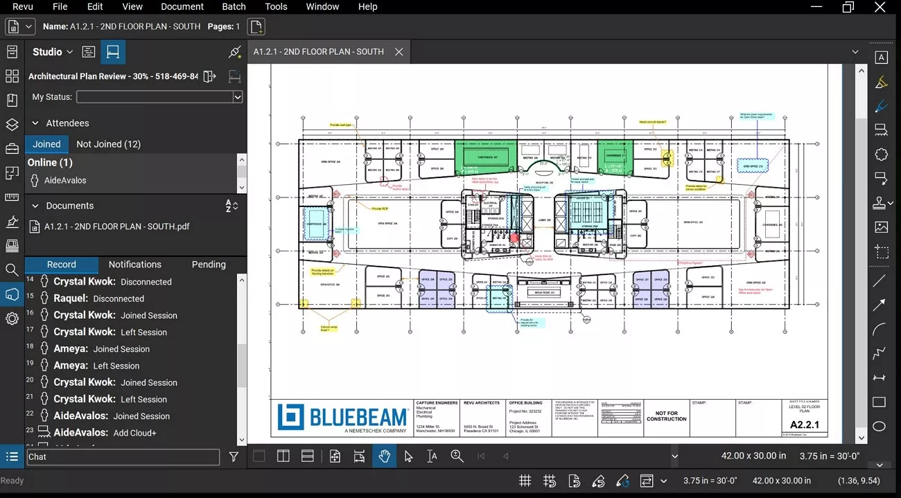 bluebeam revu construction pdf tool