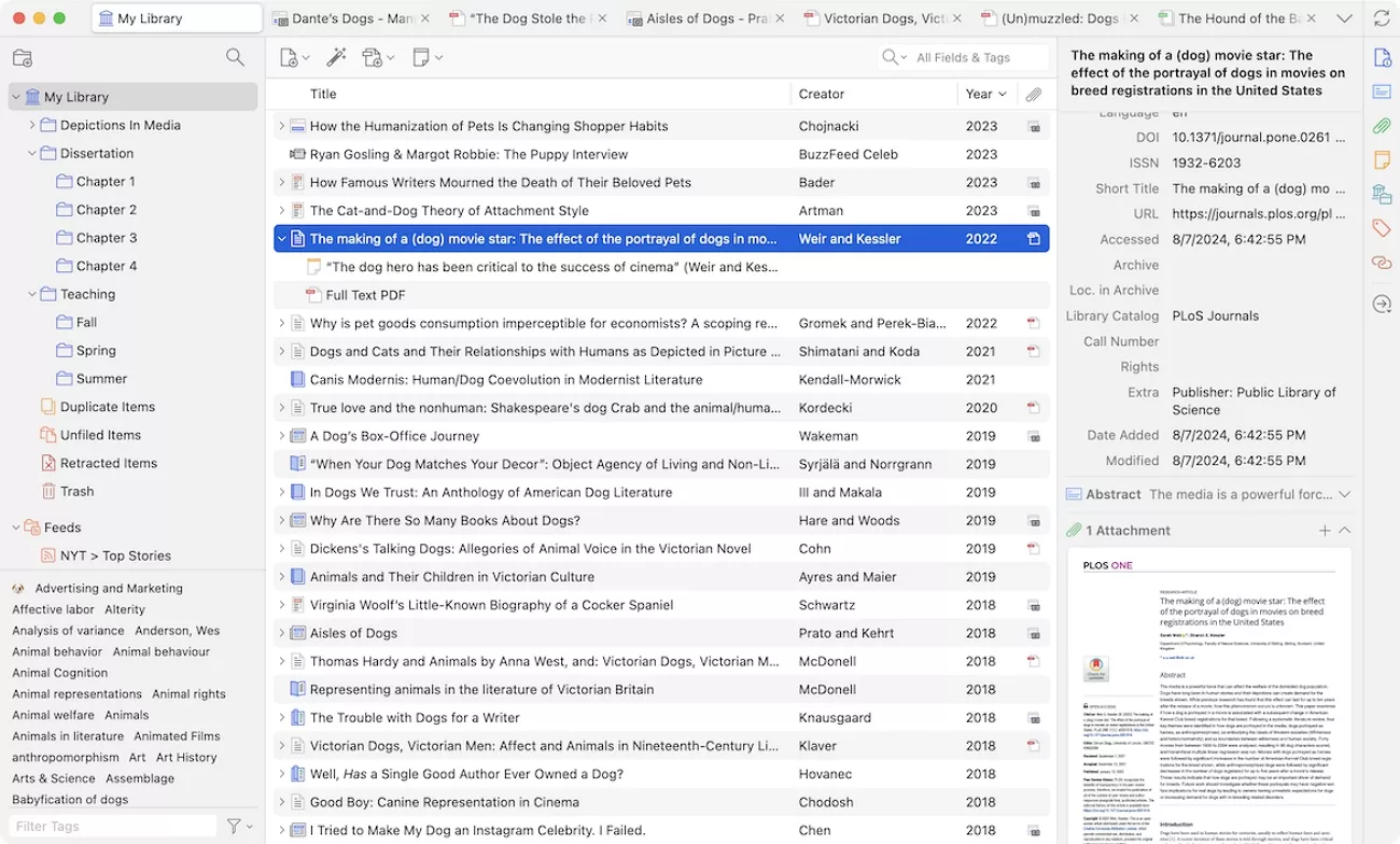 collaborative research zotero lab