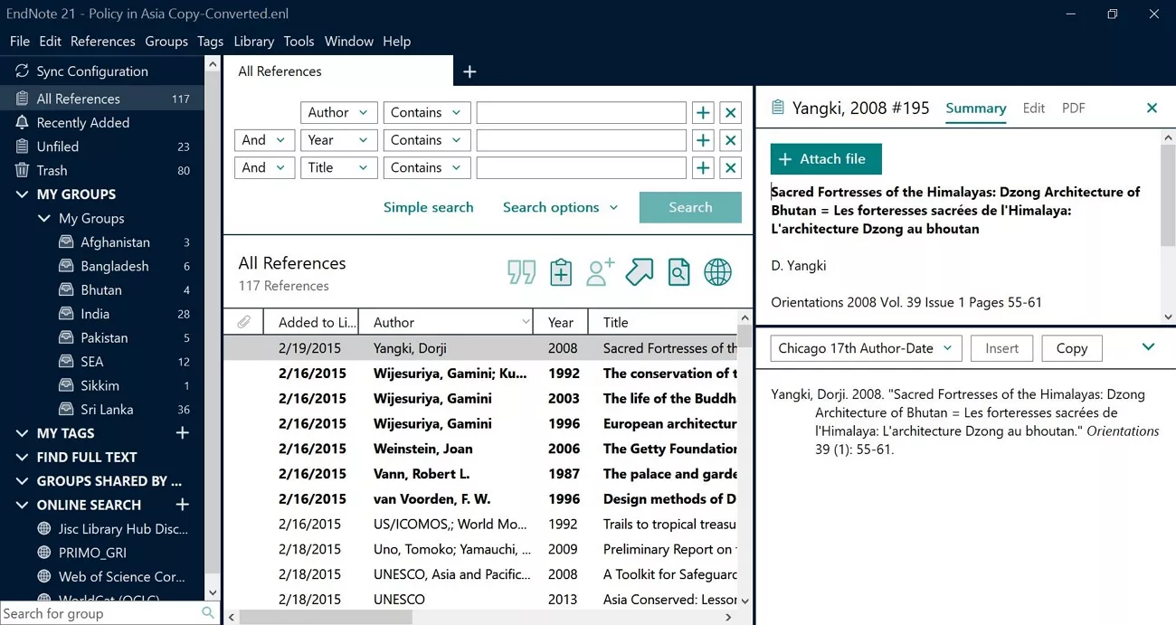 21 enterprise edition endnote reference library