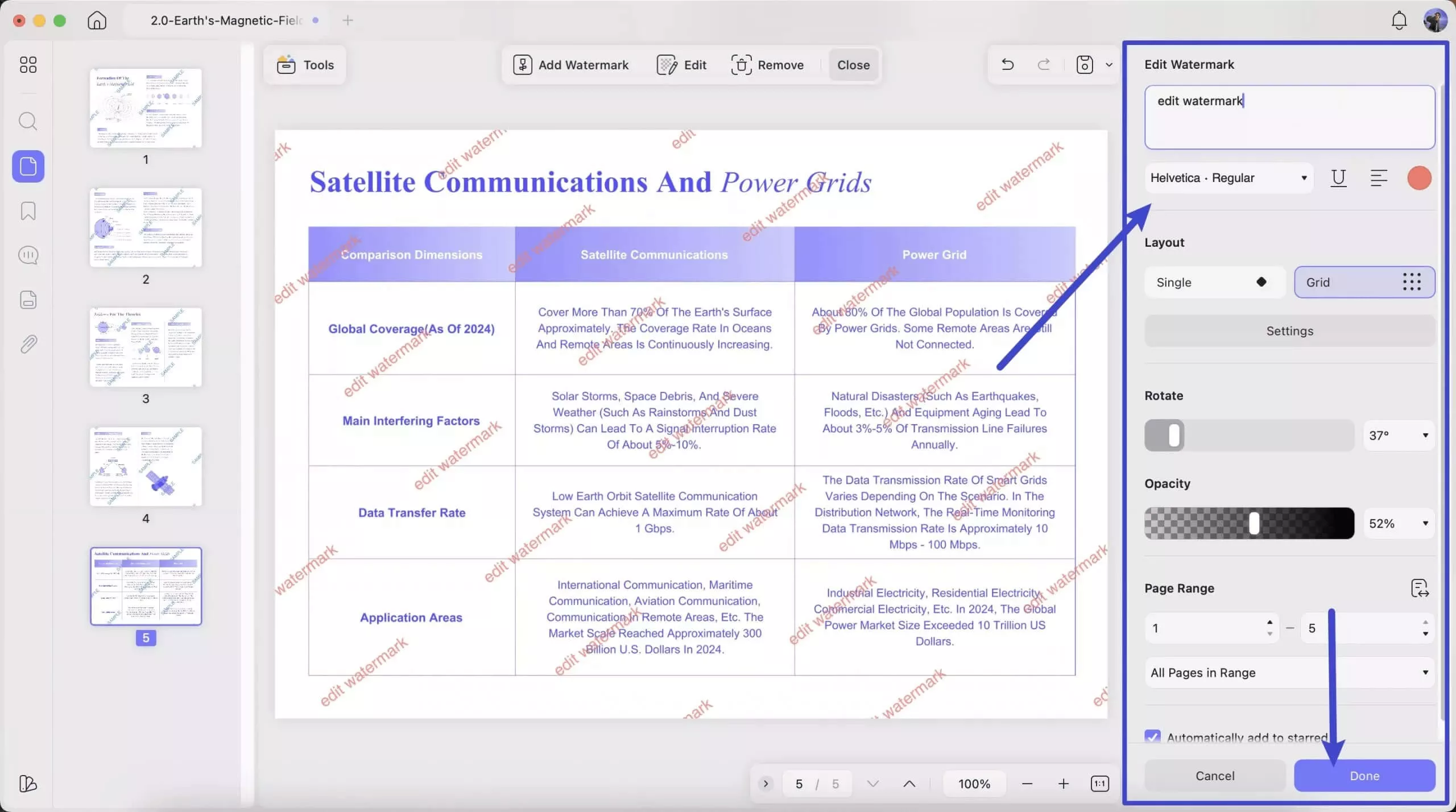 change the background or add a watermark.