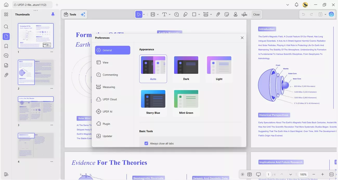 multiple viewing pdf methods updf